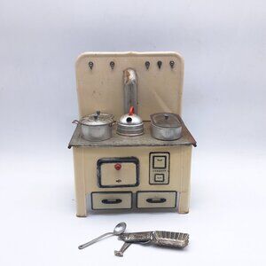 Vintage Dollhouse Stove by MFZ /Martin Fuchs Zirndorf
